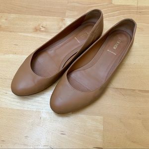 Fendi Leather Crayons Flats Brown Size 39